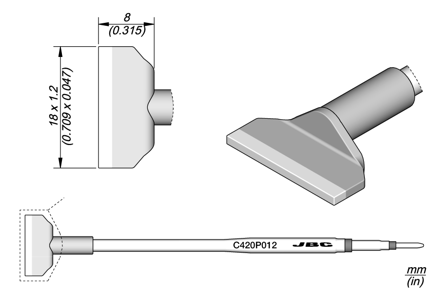 C420P012 - Blade Cartridge 18 mm